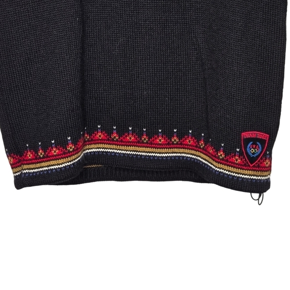DALE OF NORWAY 2002 Salt Lake City Olympics Wool Zip Sweater Men's Small - Picture 6 of 16